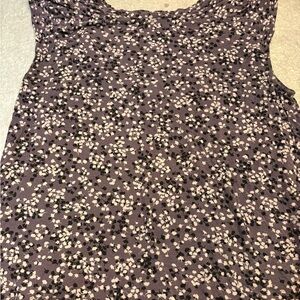 Banana Republic Purple Floral Blouse